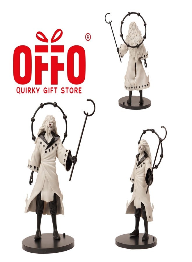 Offo Madara Uchiha Sage of Six Paths Action Figure (15cm) - Premium Naru-to Collectible for Desk, Car & Display | Limited Edition Gift for Anime Fans, Kids & Collectors | Display-Ready Decor Model - Image 4